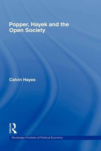 Cover image for Popper, Hayek and the Open Society