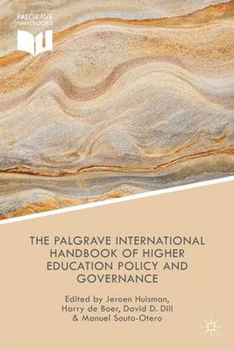 Cover image for The Palgrave International Handbook of Higher Education Policy and Governance