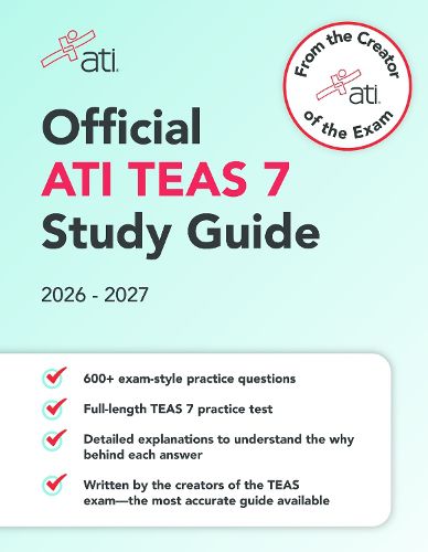 Cover image for Official ATI TEAS Study Guide 2026-2027 9E