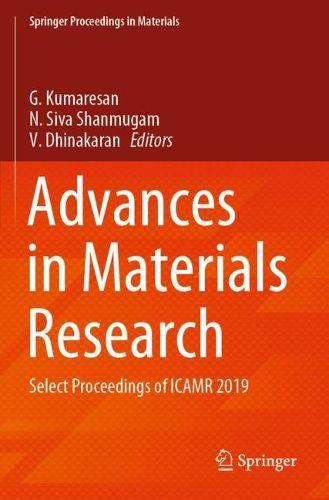 Cover image for Advances in Materials Research: Select Proceedings of ICAMR 2019