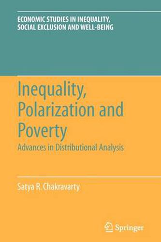 Cover image for Inequality, Polarization and Poverty: Advances in Distributional Analysis