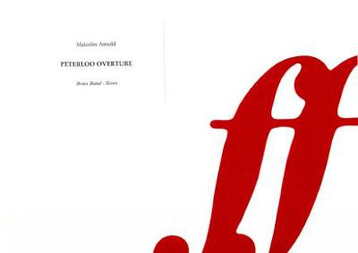 Peterloo Overture: Brass Score