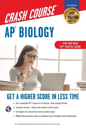 Cover image for Ap(r) Biology Crash Course, Book + Online: Get a Higher Score in Less Time