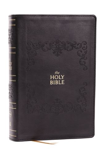 Cover image for NKJV Bible: Personal Size Giant Print, Black Leathersoft, Holy Bible, Red Letter, Comfort Print: New King James Version