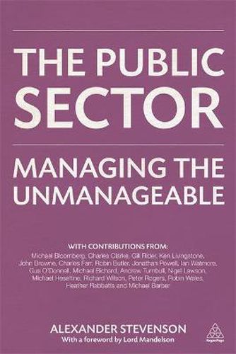 Cover image for The Public Sector: Managing the Unmanageable