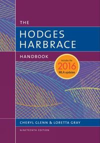 Cover image for Hodges Harbrace Handbook, 2016 MLA Update