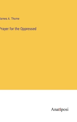 Cover image for Prayer for the Oppressed