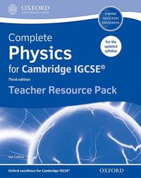 Cover image for Complete Physics for Cambridge IGCSE (R) Teacher Resource Pack: Third Edition