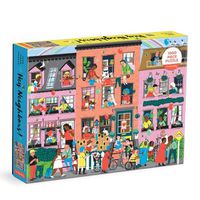 Cover image for Hey Neighbors! 1000 Piece Family Puzzle