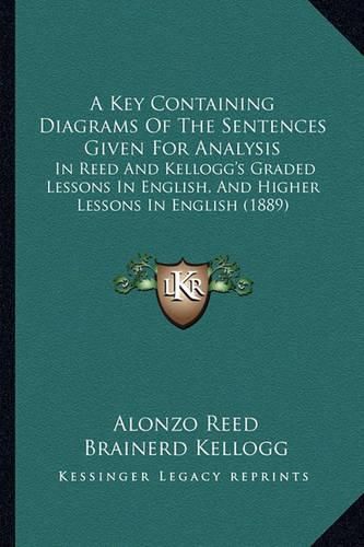 A Key Containing Diagrams of the Sentences Given for Analysis: In Reed and Kellogg's Graded Lessons in English, and Higher Lessons in English (1889)