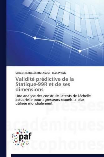 Cover image for Validite Predictive de la Statique-99r Et de Ses Dimensions