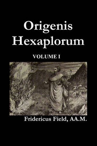 Cover image for Origen Hexapla (Volume I)