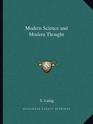 Cover image for Modern Science and Modern Thought