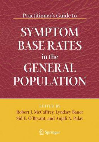 Cover image for Practitioner's Guide to Symptom Base Rates in the General Population