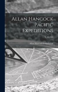 Cover image for Allan Hancock Pacific Expeditions; v. 24 1960