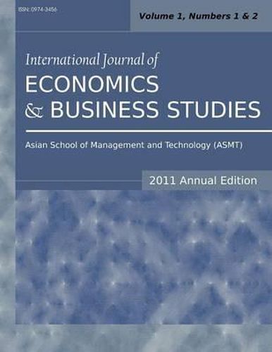 Cover image for International Journal of Economics and Business Studies (2011 Annual Edition): Vol.2, Nos.1 & 2