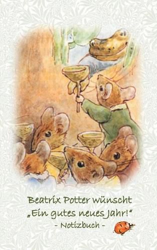 Beatrix Potter wunscht  Ein gutes neues Jahr!  Notizbuch ( Peter Hase )