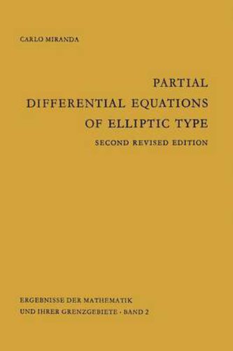 Cover image for Partial Differential Equations of Elliptic Type