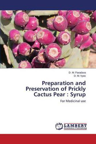 Cover image for Preparation and Preservation of Prickly Cactus Pear: Syrup