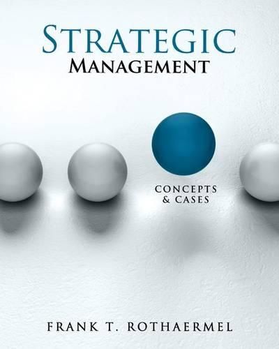 Cover image for Strategic Management: Concepts and Cases with Connect