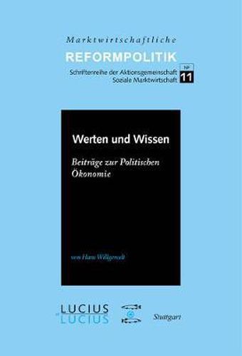 Cover image for Werten Und Wissen: Beitrage Zur Politischen OEkonomie