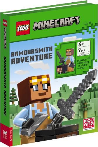Cover image for LEGO (R) Minecraft (R): Armoursmith Adventure Activity Book (with Armoursmith minifigure and accessories)