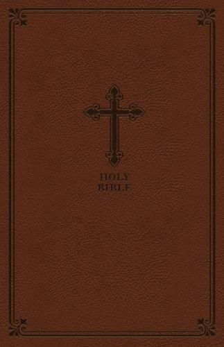 KJV, Value Thinline Bible, Compact, Leathersoft, Brown, Red Letter, Comfort Print: Holy Bible, King James Version