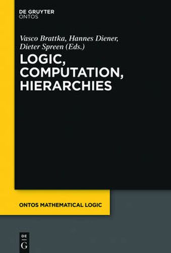 Cover image for Logic, Computation, Hierarchies