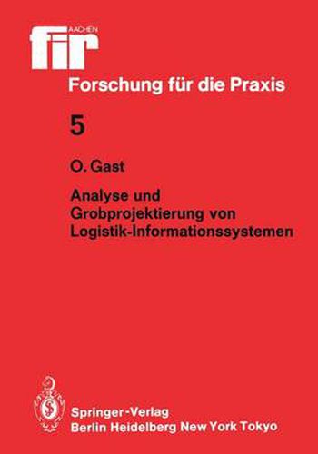 Cover image for Analyse und Grobprojektierung von Logistik-Informationssystemen