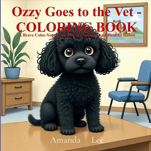 Cover image for Ozzy Goes to the Vet - COLORING BOOK