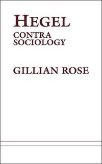 Cover image for Hegel Contra Sociology