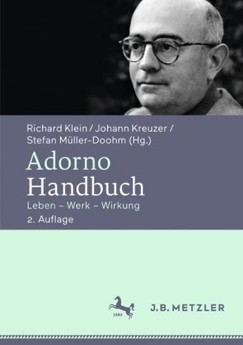 Cover image for Adorno-Handbuch: Leben - Werk - Wirkung