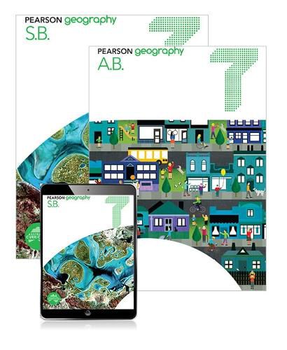 Cover image for Pearson Geography  7 Student Book, eBook and Activity Book