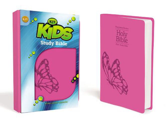 Cover image for KJV, Kids Study Bible, Leathersoft, Pink