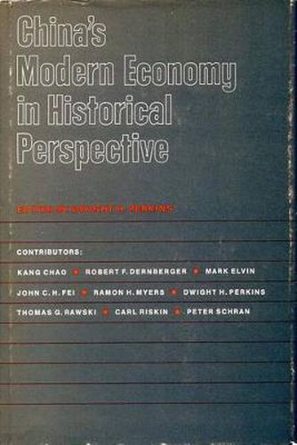 Cover image for China's Modern Economy in Historical Perspective