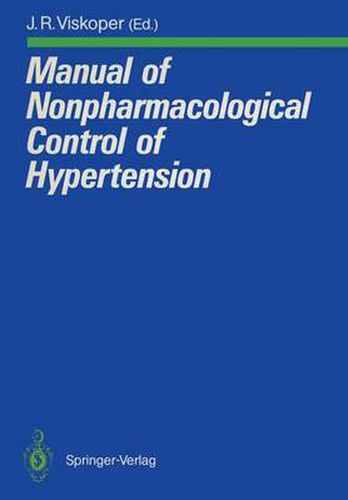 Cover image for Manual of Nonpharmacological Control of Hypertension