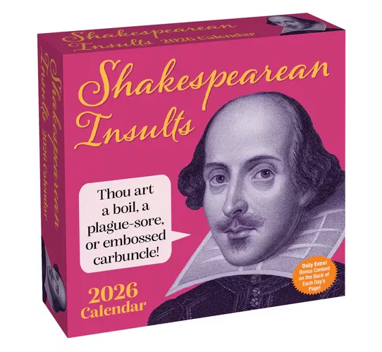 Cover image for Shakespearean Insults 2026 Day-to-Day Calendar
