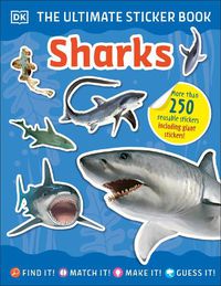 Cover image for Ultimate Sticker Book Sharks