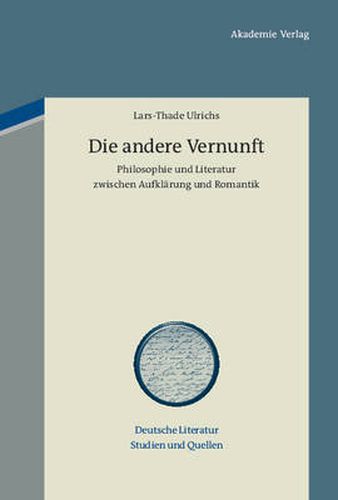 Cover image for Die andere Vernunft