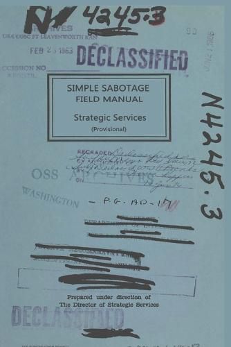 Cover image for Simple Sabotage Field Manual