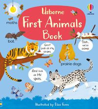 Cover image for First Animals Book