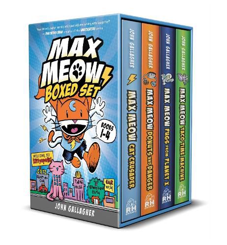 Cover image for Max Meow Boxed Set: Welcome to Kittyopolis (Books 1-4)