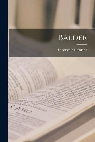 Cover image for Balder