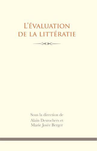 Cover image for L' Evaluation de la Litteratie