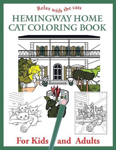 Cover image for The Hemingway Home Cat Coloring Book