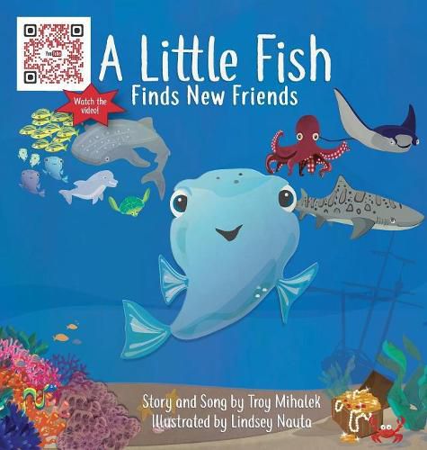 Cover image for A Little Fish Finds New Friends