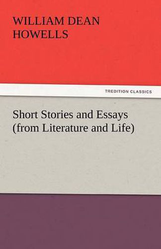 Cover image for Short Stories and Essays (from Literature and Life)