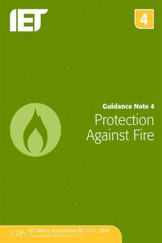 Cover image for Guidance Note 4: Protection Against Fire