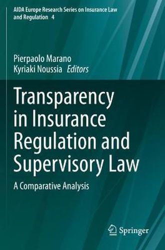 Cover image for Transparency in Insurance Regulation and Supervisory Law: A Comparative Analysis