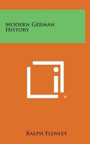 Cover image for Modern German History